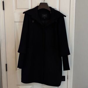 Women’s Vintage Cole Haan Black Wool Coat - Size 8.